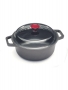 Risolì, Casseruola con coperchio 24 cm Vinum Bioceramic XR3 PFAS free (anche per induzione)